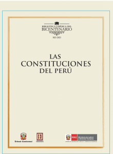 Las Constituciones del Perú